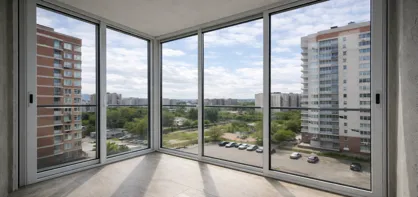 Французское остекление балкона